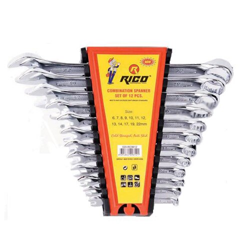Rico 12 Parça Kombine Anahtar Takımı 020-RC9612
