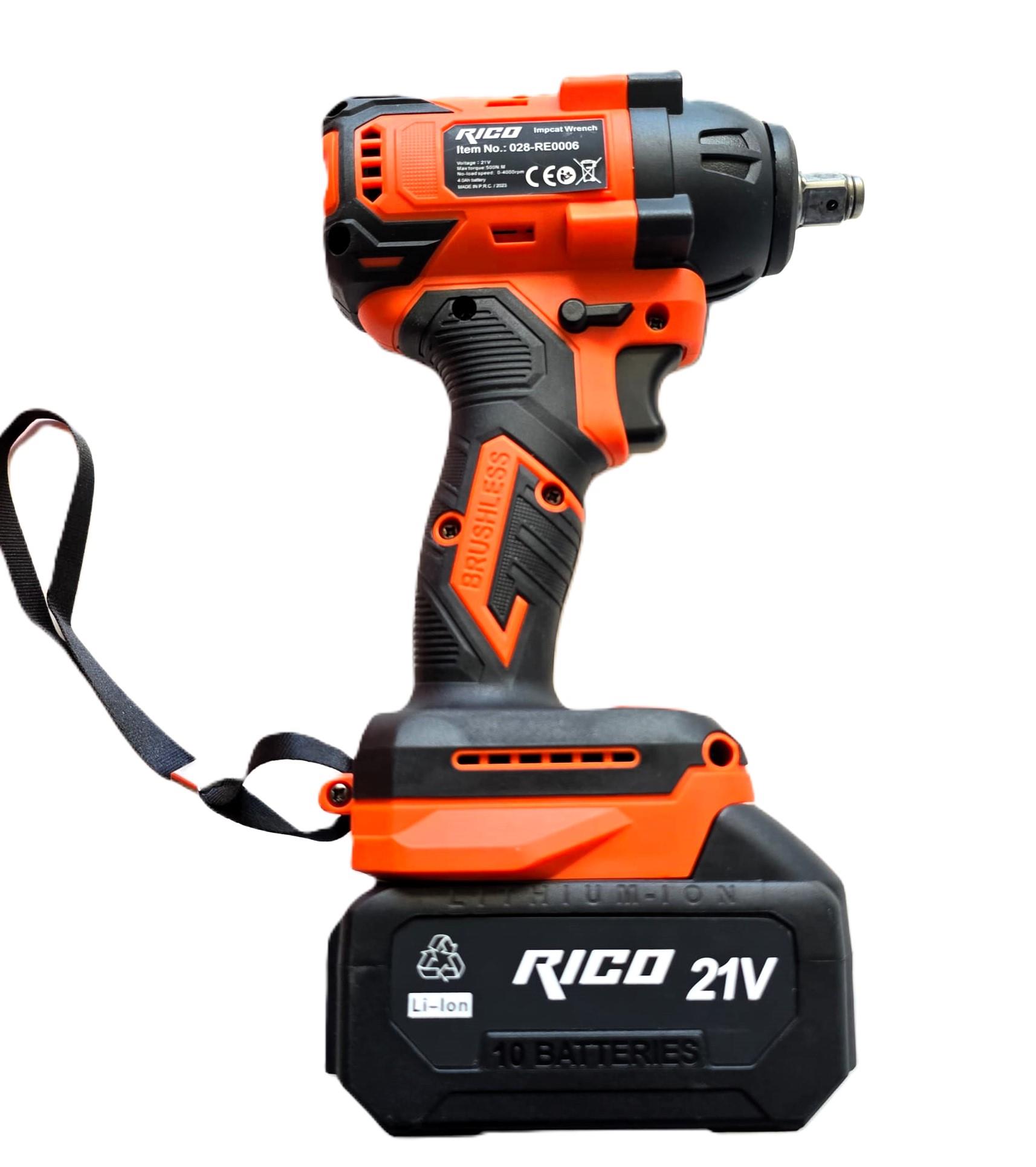 Rico Somun Sıkma İmpact 1/2’’ 500 NM 21V 4AMPER