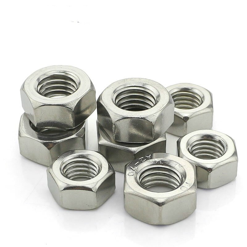 AYAZ M4 Paslanmaz İnox Çelik Somun Dın 934 A2-70 304 Kalite