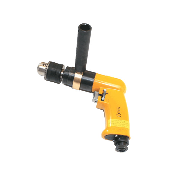 Yama 13 mm. 800 RPM Kabzalı Ağır Tip Havalı Matkap