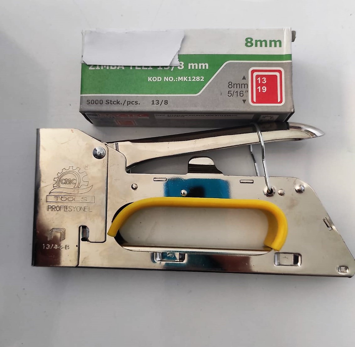 AYAZ Yeni Tip Pro Zımba Tabancası + 5000 Adet Teli 13MM/8 MM