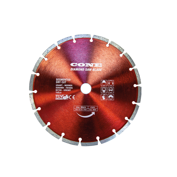 Cone Soketli Elmas Daire Testere 230mm