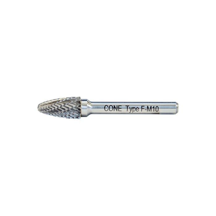 Cone F Tipi Kavisli Silindir Karbür Kalıpçı Frezesi12mm