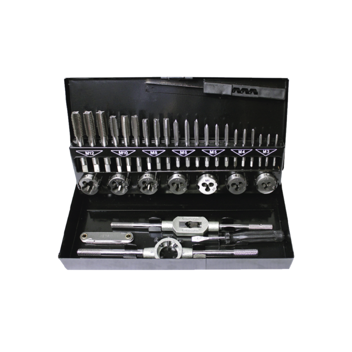 Cone 33 Parça M3-12 HSS Kılavuz Pafta Takımı