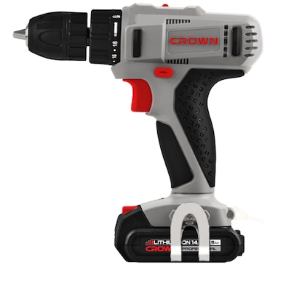 Crown CT21055L 14.4V 1.5 Ah Li-ion Çift Akülü Darbesiz Şarjlı Matkap Vidalama