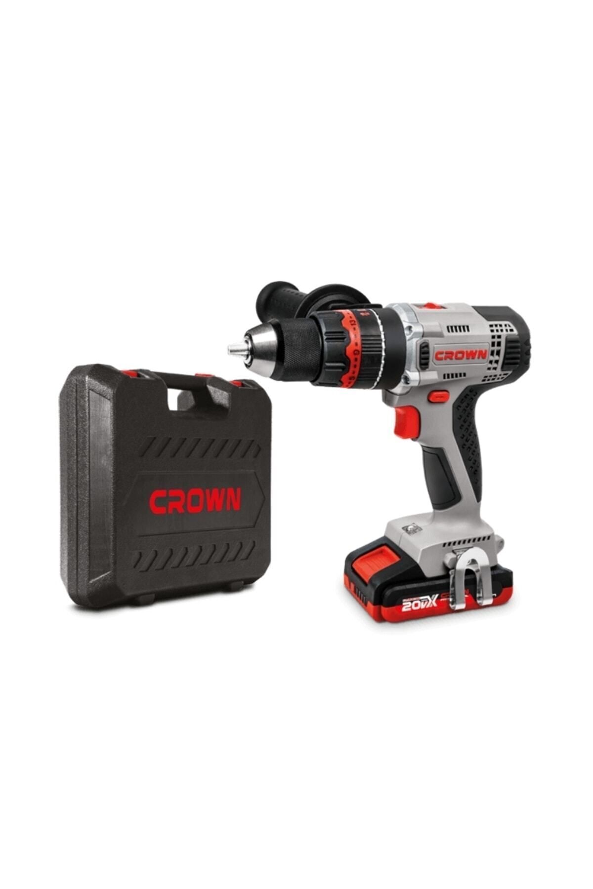 CROWN Akülü Darbeli Vidalama 20 V 2 Amper CT21075HMX-2BMC