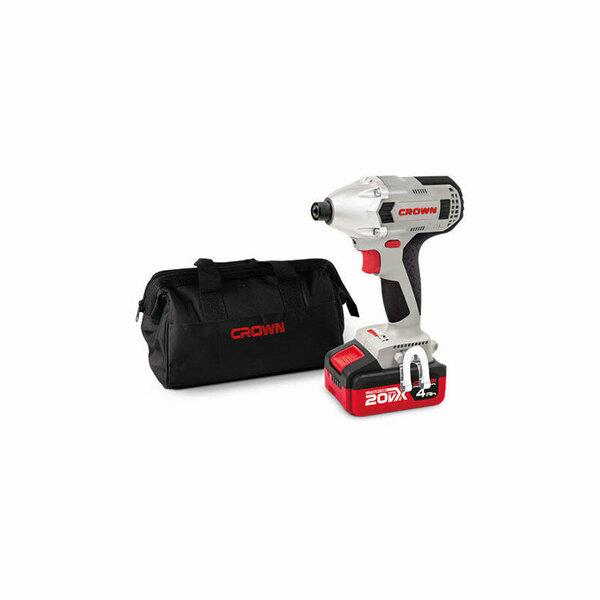 CROWN CT22021HX4-TB AKÜLÜ DARBELİ VİDALAMA