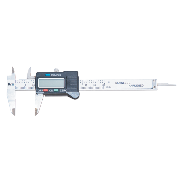 DWMeasuring 3 Butonlu Büyük LCD Ekran ABS Kasa Dijital Kumpas 200mm