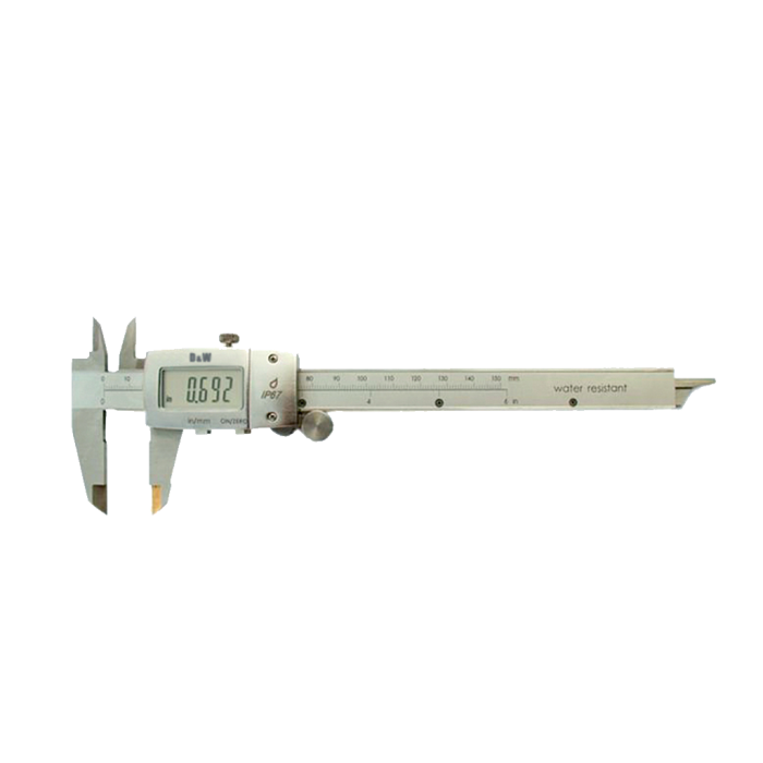 DWMeasuring Su Geçirmez Büyük LCD Ekran Dijital Kumpas 300mm