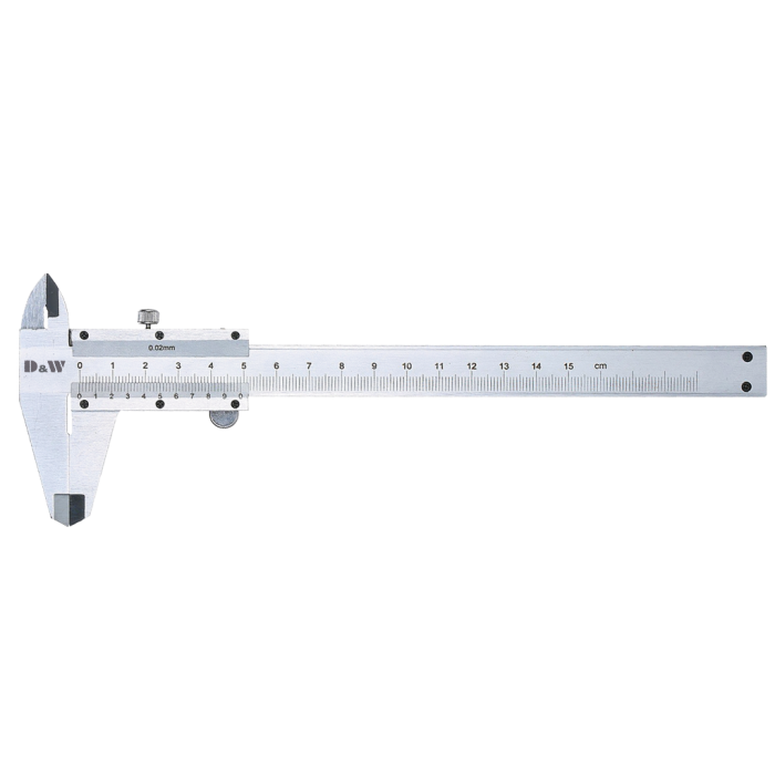 DWMeasuring Üst Kalite Monoblok Gövde Üstten Vidalı Mekanik Kupmas 150mm - 0.02mm