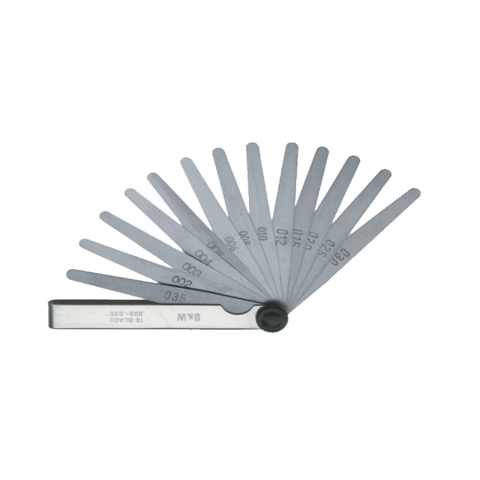 DWMeasuring 13 Yaprak Filler Çakısı 0.05/1.00mm-300mm