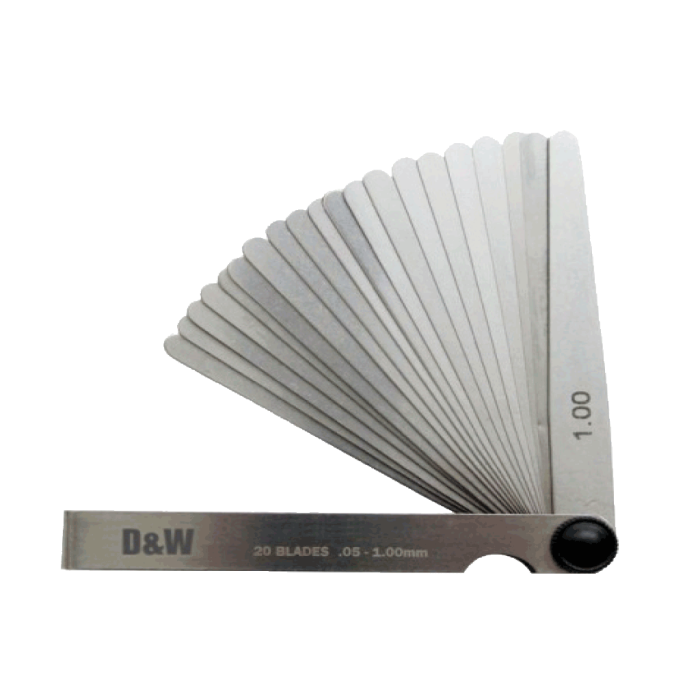 DWMeasuring 20 Yaprak Filler Çakısı 0.02/0.40’’-150mm