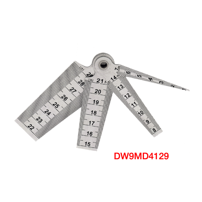 DWMeasuring Üçgen Delik Cetvelleri 1 … 15mm