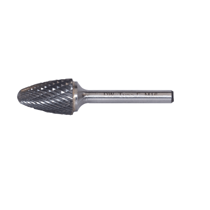 DWCarbide F Tipi Kavisli Silindir Karbür Kalıpçı Freze 6.3x3mm