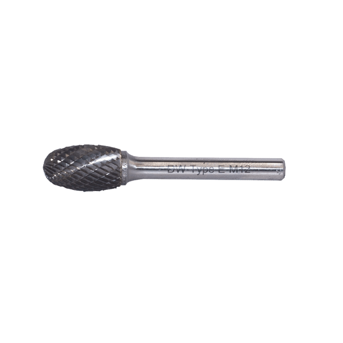 DWCarbide E Tipi Oval Gövde Karbür Kalıpçı Freze 6.0x6mm