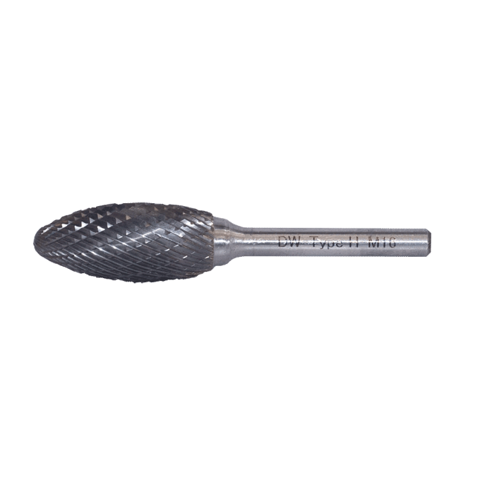 DWCarbide H Tipi Kavisli Çam Karbür Kalıpçı Frezesi 10.0 x 6mm