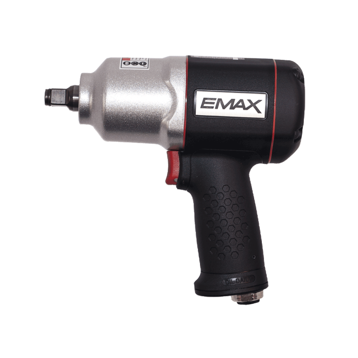 Emax 1/2’’ 113 kg. 8500 RPM Kompozit Havalı Somun Sökme