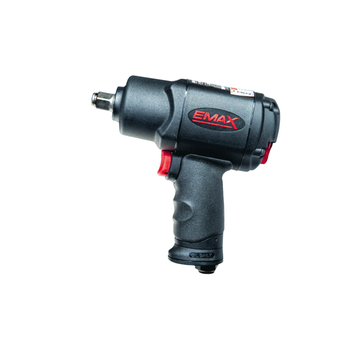 Emax 1/2’’ 130 kg. 8500 RPM Kompozit Havalı Somun Sökme