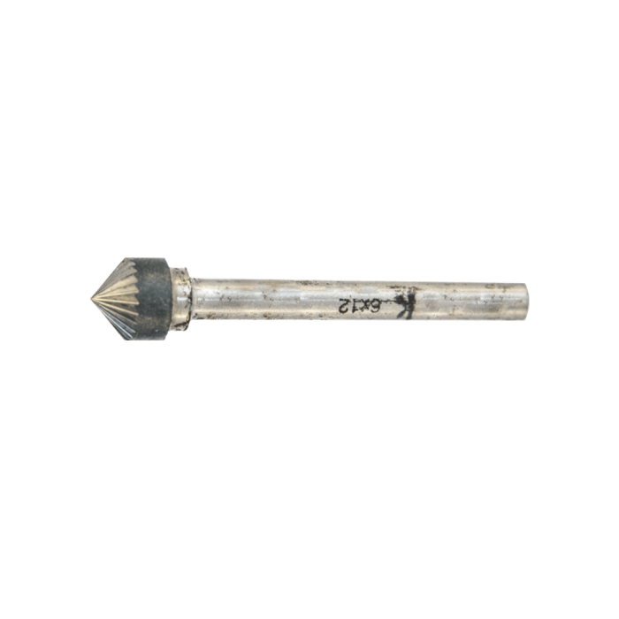 12 mm. V Tipi 60° Eğimli Karbür Kalıpçı Freze