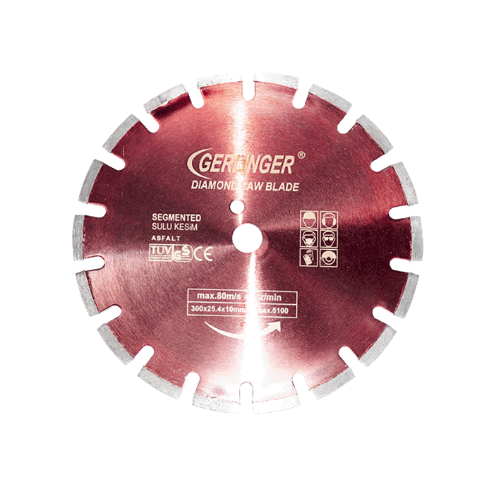 Gerlinger Asfalt İçin Elmas Daire Testere 300mm