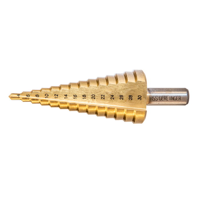 Gerlinger Titanyum Düz lı HSS Kademeli Matkap Ucu 4-20mm