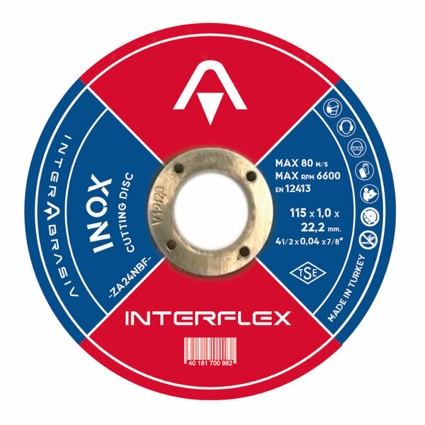 İNTERFLEX Kesici Taş 115x1 İnox 50 Adet