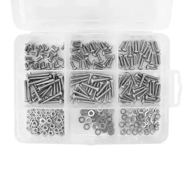 Ayaz M3 BB İmbus Civata Seti Paslanmaz İnox 300 Parça 7380