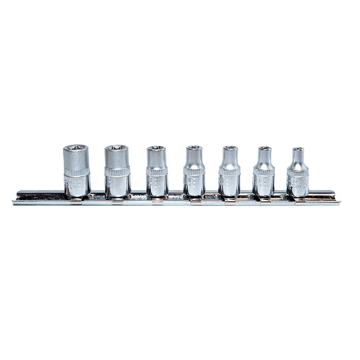 NTTools 7 Parça 1/4’’ CR-V E Tipi Torx Lokma Seti