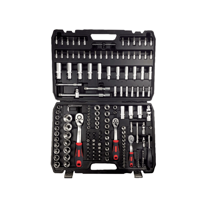NTTools 173 Parça 1/2’’ 3/8’’ 1/4’’ Cr-V Lokma Seti NCSET173