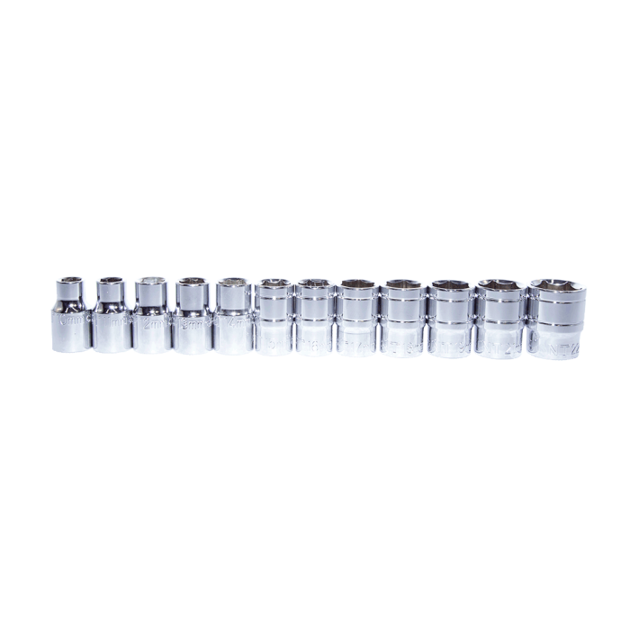 NTTools 12 Parça 1/2’’ Altı Köşe CR-V Lokma Seti
