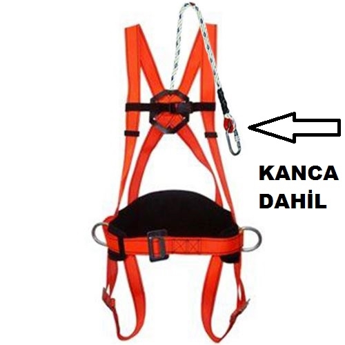 Vento Paraşüt Tipi Emniyet Kemeri Bel Destekli Ce Li 25 adet