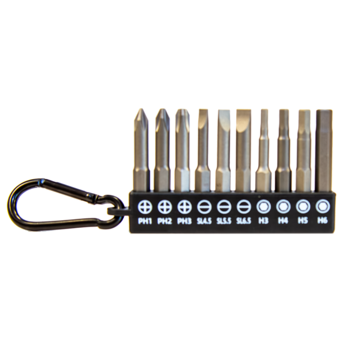 10 Parça 50mm S2 Manyetik Bits Seti - A Grubu