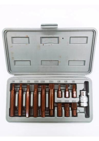 RİCO KAPLAMALI BİTS SET XZN 12 KÖŞE 13 PARÇA