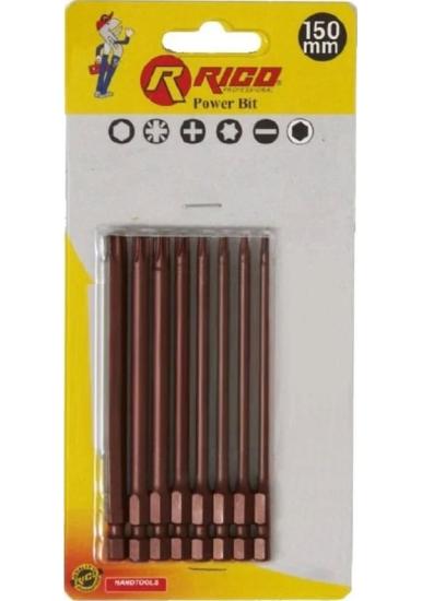 RİCO TORX BİTS UÇ SETİ (150 MM) KAPLAMALI 8 Parça 005-KK1124