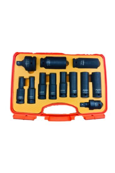 RİCO 12 Parça Lokma Takımı Uzun Havalı 1/2’’ 6 Köşe 022-RC2333