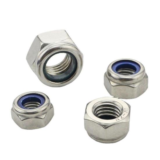 M 14 FİBERLİ SOMUN İNOX A2-70 304 KALİTE DIN 985