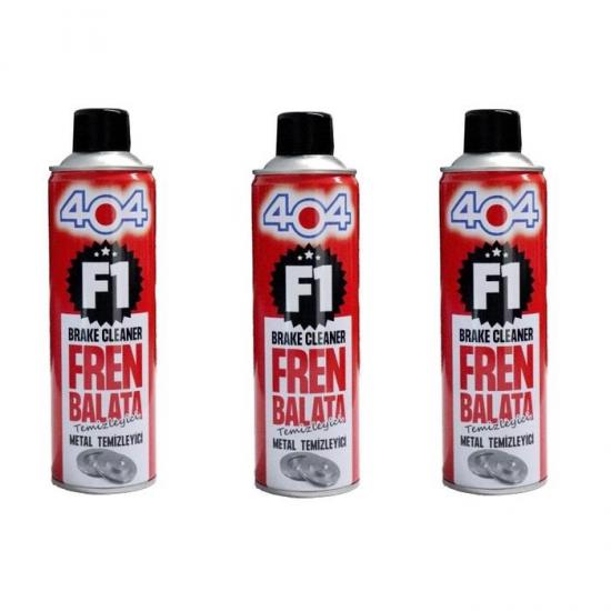 404 F1 Fren Balata Temizleyici 500 ML 3 Adet