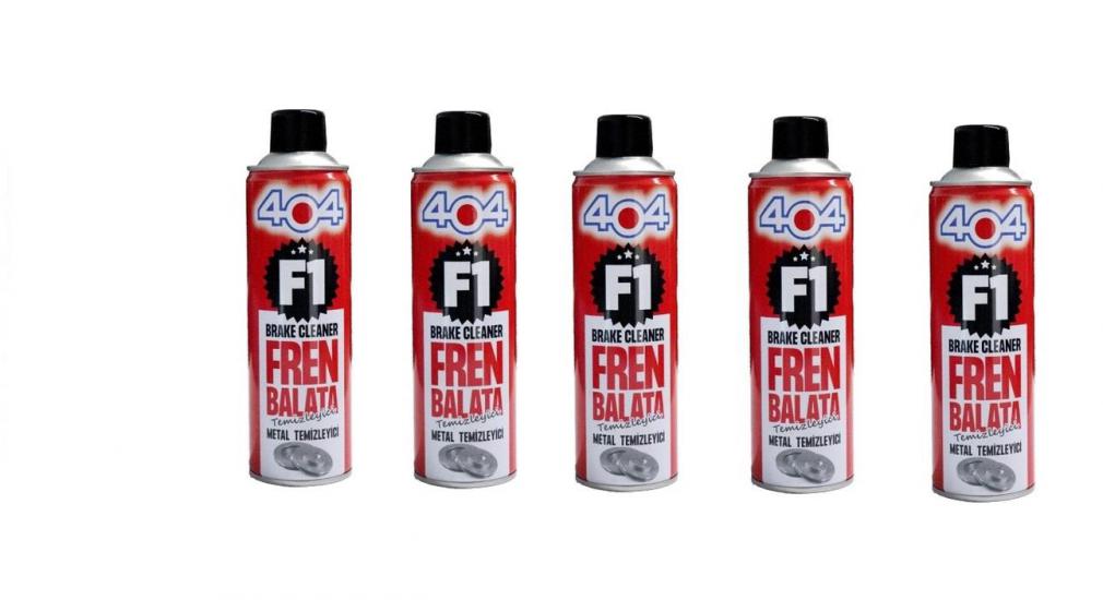 404 F1 Fren Balata Temizleyici 500 ML 5 Adet