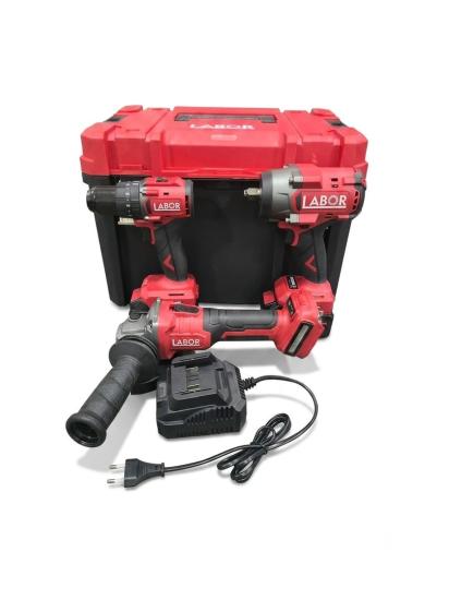 LABOR PERFORMANCE PLUS ŞARJLI 3 LÜ SET 6013C-LBR1000-AT102