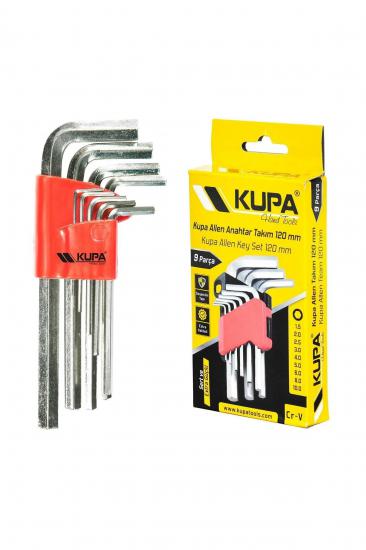 KUPA  Allen Anahtar Takımı 9 Parça Kısa