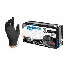 DOLPHİN AMELİYAT ELDİVENİ  NİTRİL EXTRA SİYAH L