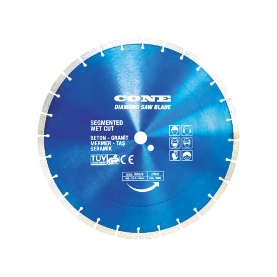 Cone Beton Granit İçin Elmas Daire Testereler 400mm