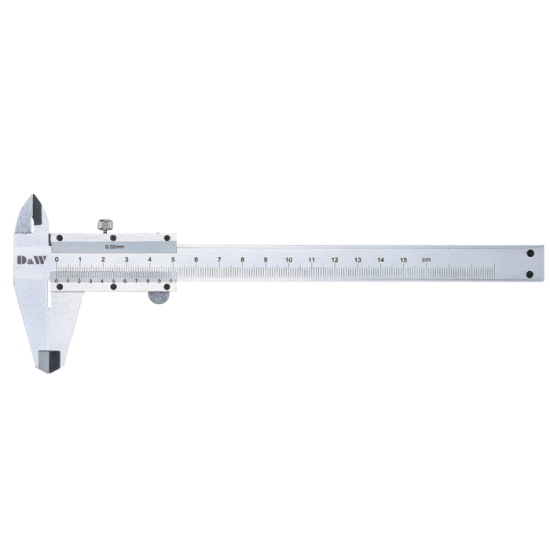 Üst Kalite Monoblok Gövde Üstten Vidalı Mekanik Kumpaslar  200mm - 0.02mm