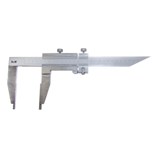 Uzun Tek Çene İnce Ayarlı Monoblok Gövde Mekanik Kumpas 600mm / 100mm
