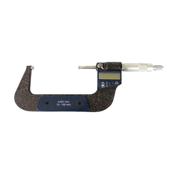 DWMeasuring Dijital Metal Dış Çap Mikrometresi 0-25mm
