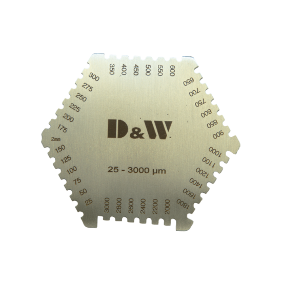DWMeasuring Yaş Film/Boya Kalınlık Ölçer DW7GK16