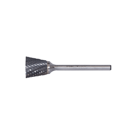 DWCarbide N Tipi Ters Konik Karbür Kalıpçı Frezeleri 6.3 x 3mm