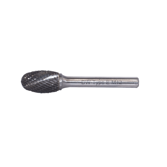 DWCarbide E Tipi Oval Gövde Karbür Kalıpçı Frezeleri  12.0 x 6mm