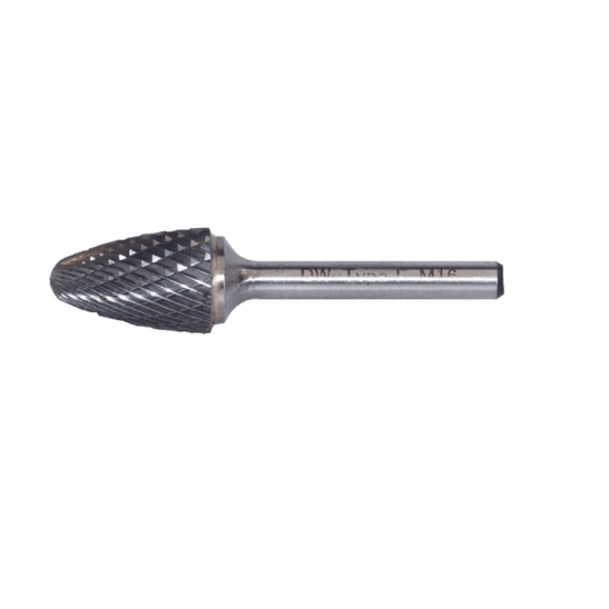 DWCarbide F Tipi Kavisli Silindir Karbür Kalıpçı Frezeleri 8.0 x 6mm