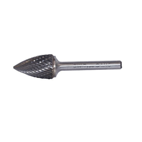 DWCarbide G Tipi Sivri Kavisli Karbür Kalıpçı Frezeleri  8.0 x 6mm